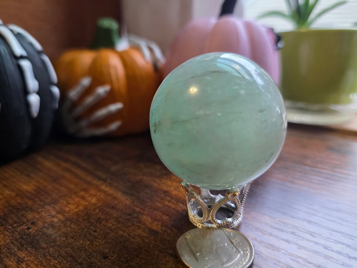 Green Strawberry Quartz Sphere