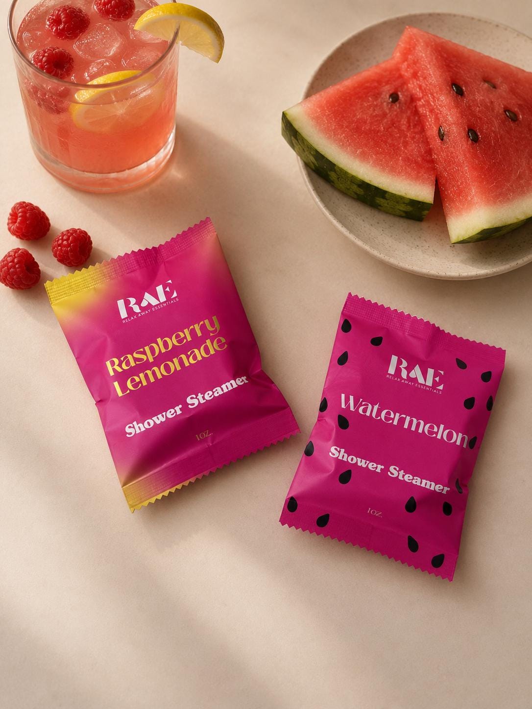 Raspberry Lemonade Shower Steamer | Spa | Summer