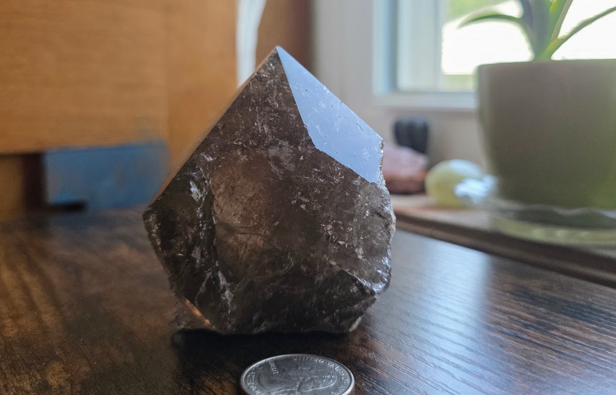 Smoky Quartz polished top