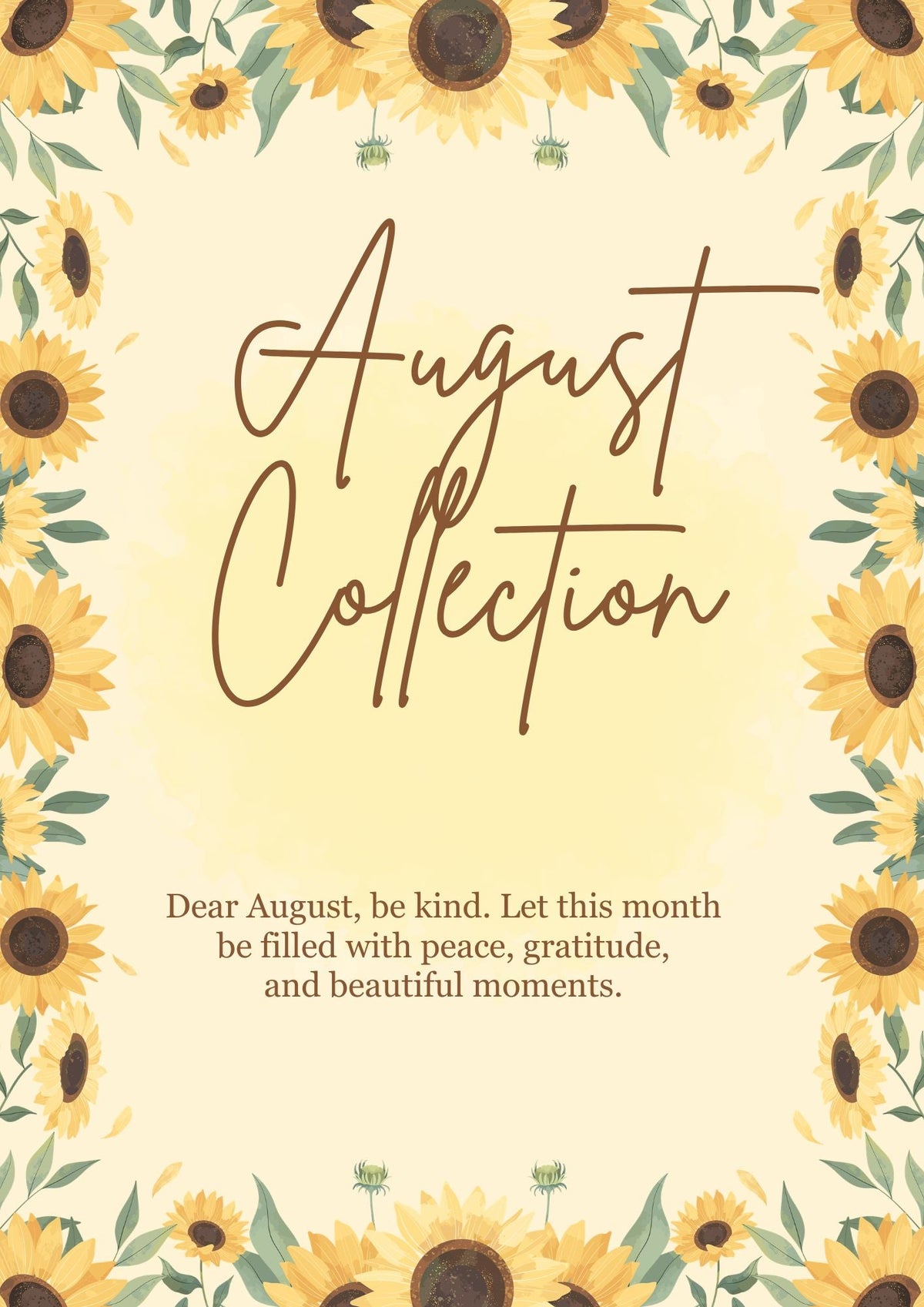 August Offerings
