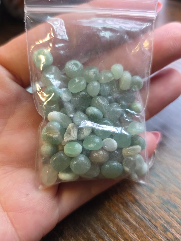 Green Aventurine chip bag