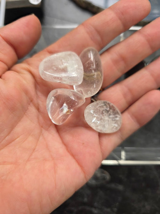 Clear Quartz Tumbled Stone (random pull for 1)