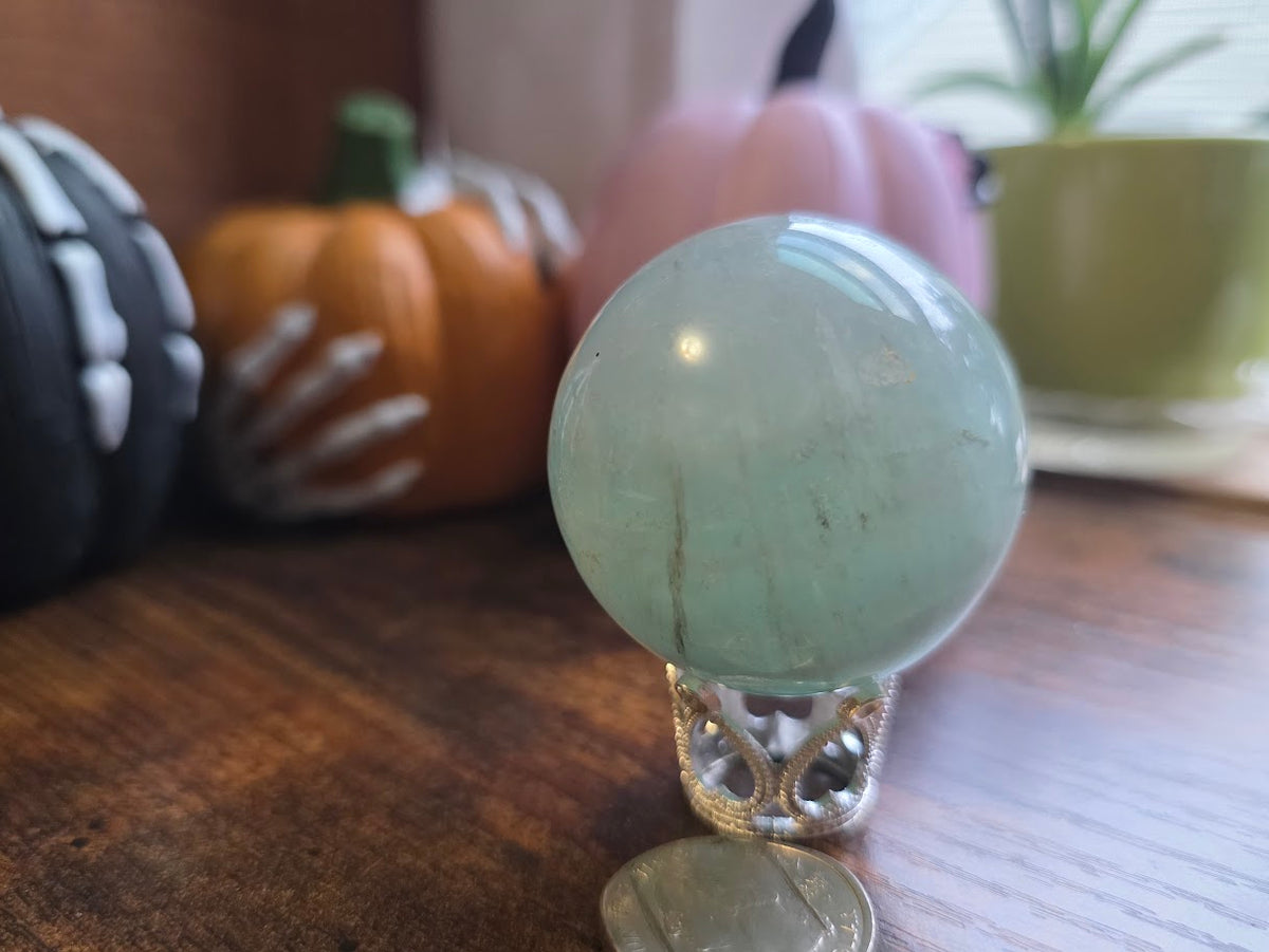 Green Strawberry Quartz Sphere