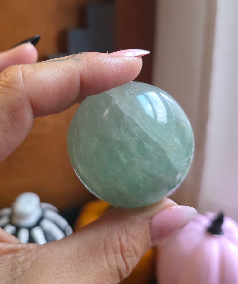 Green Strawberry Quartz Sphere