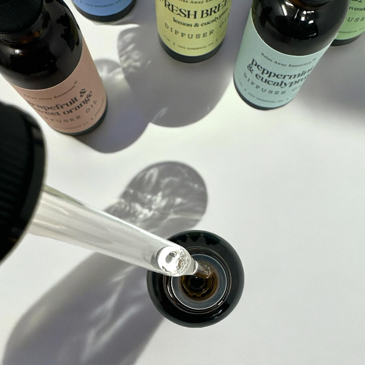 Aromatherapy Diffuser Oil 1 oz Undiluted Essential Oils | Relaxing Spa Scent Blends – Lavender, Peppermint, Citrus | Stress Relief Home Gift
