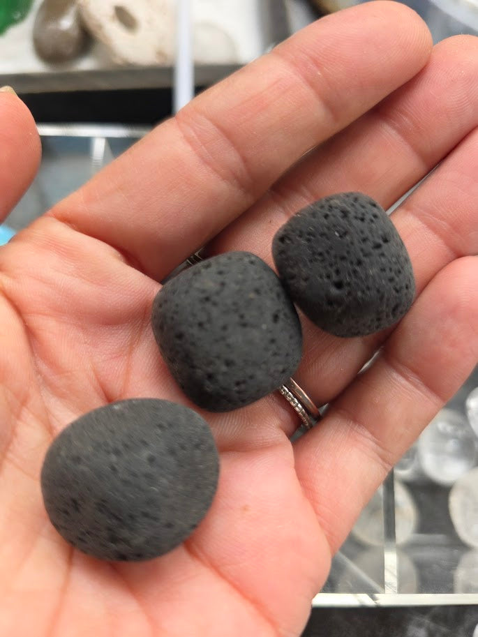 Lava Stone Tumbled Stone (random pull for 1)