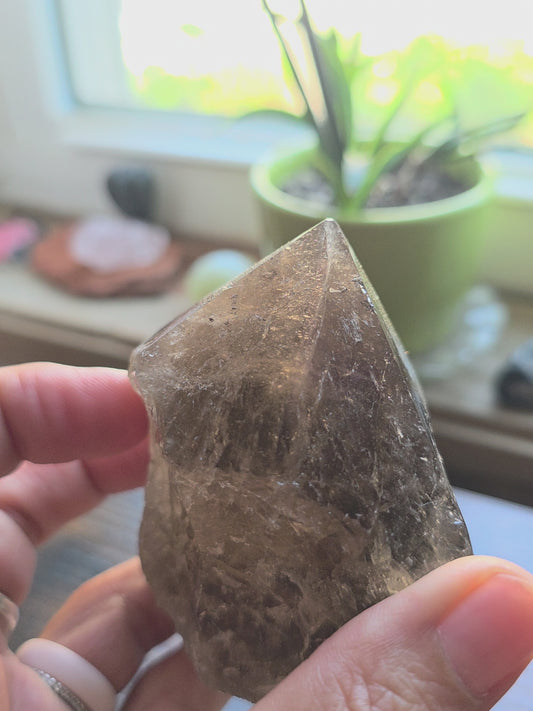 Smoky Quartz polished top