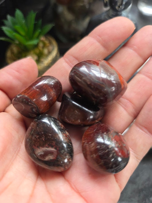 Red Tiger Eye Tumbled Stone (random pull for 1)