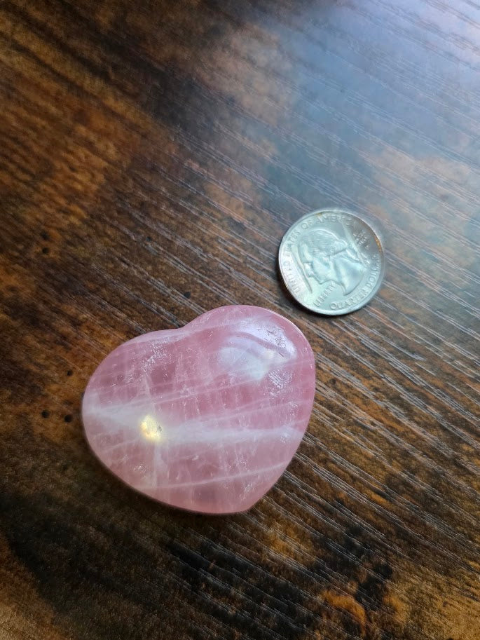 Rose Quartz Heart