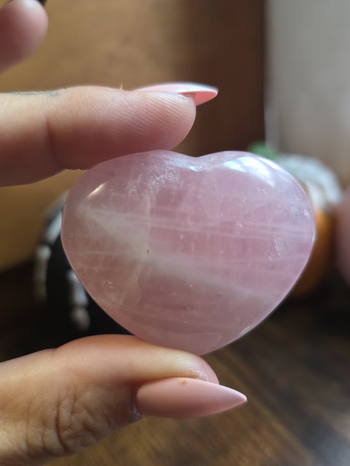 Rose Quartz Heart