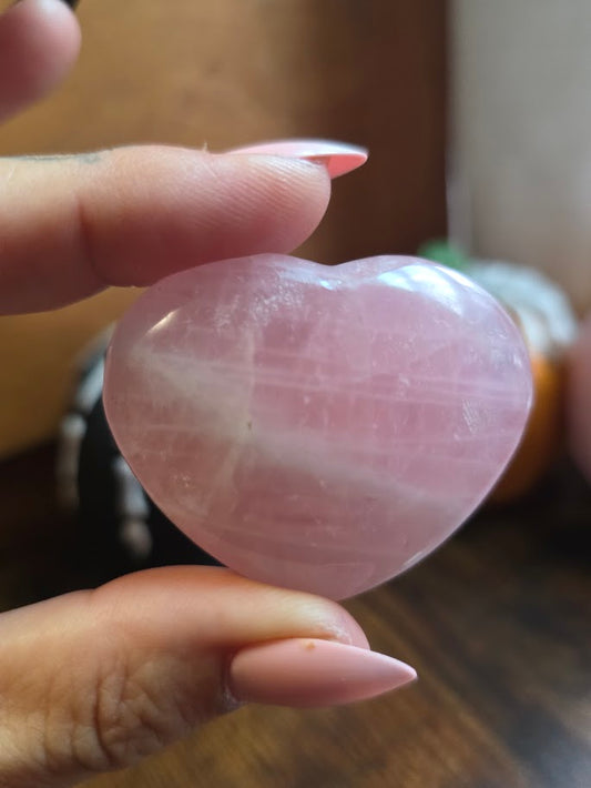Rose Quartz Heart