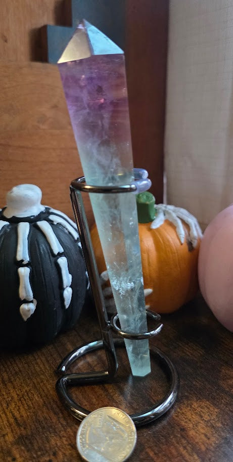 Fluorite Scepter with Stand (stunning!!!)