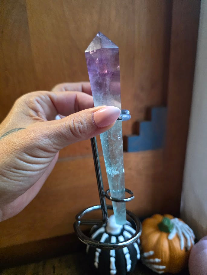 Fluorite Scepter with Stand (stunning!!!)