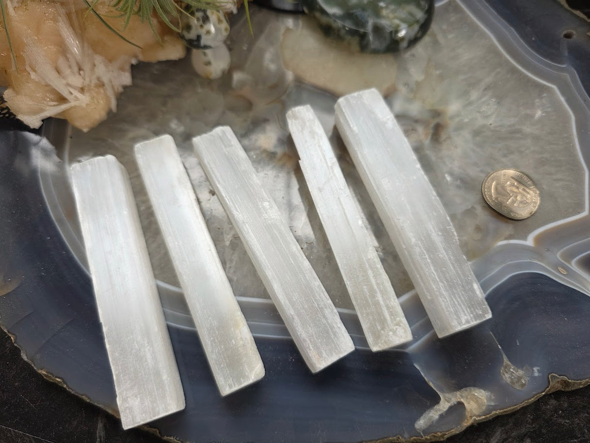 Selenite (Satin Spar) Wand