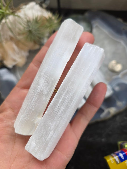 Selenite (Satin Spar) Wand